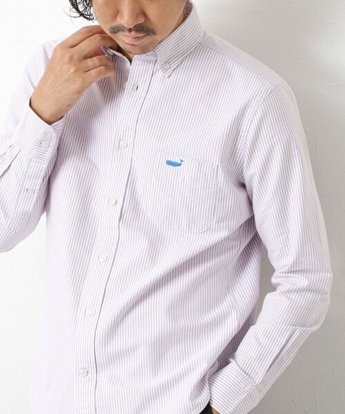 NOLLEY’S(ノーリーズ)の「TRADITIONAL OXクジラBD 25AW(シャツ/ブラウス・メンズ・ホワイト/ライトブルー/ブルー系その他/ブルー系その他2/ネイビー/パープル系その他・S/M/L/XL)」の6枚目の写真