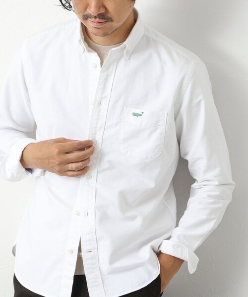 NOLLEY’S(ノーリーズ)の「TRADITIONAL OXクジラBD 25AW(シャツ/ブラウス・メンズ・ホワイト/ライトブルー/ブルー系その他/ブルー系その他2/ネイビー/パープル系その他・S/M/L/XL)」の1枚目の写真