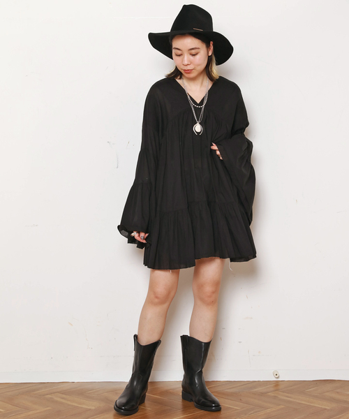 EVERYDAY I LIKE.(エヴリディアイライク)の「*Dramatic Blouse(シャツ/ブラウス・レディース・ブラック・FREE)」の8枚目の写真