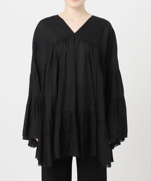 EVERYDAY I LIKE.(エヴリディアイライク)の「*Dramatic Blouse(シャツ/ブラウス・レディース・ブラック・FREE)」の11枚目の写真