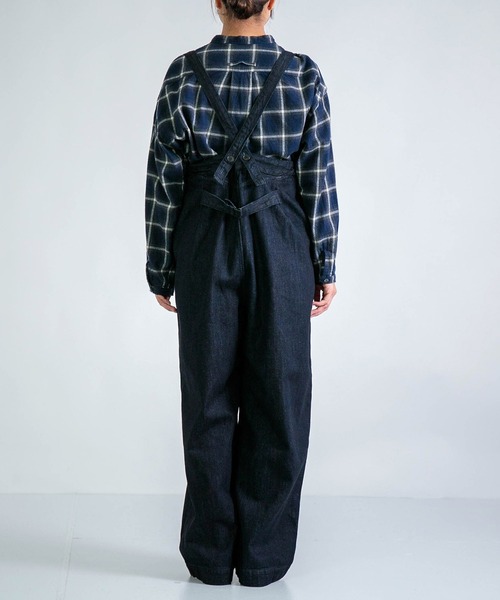 D.M.G.（ドミンゴ）の「[D.M.G. / ディーエムジー] 11ozデニム サスペンダーワークトラウザー（サロペット/オーバーオール・レディース・ワンウォッシュ・M）」の7枚目の写真