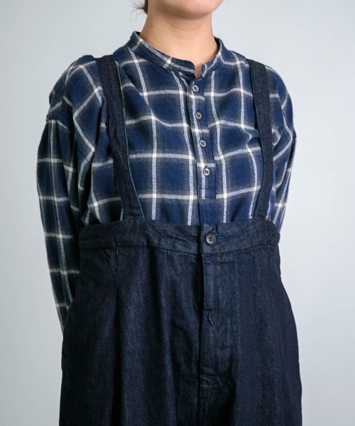 D.M.G.（ドミンゴ）の「[D.M.G. / ディーエムジー] 11ozデニム サスペンダーワークトラウザー（サロペット/オーバーオール・レディース・ワンウォッシュ・M）」の8枚目の写真