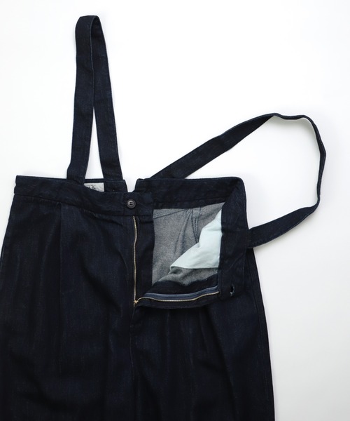 D.M.G.（ドミンゴ）の「[D.M.G. / ディーエムジー] 11ozデニム サスペンダーワークトラウザー（サロペット/オーバーオール・レディース・ワンウォッシュ・M）」の14枚目の写真