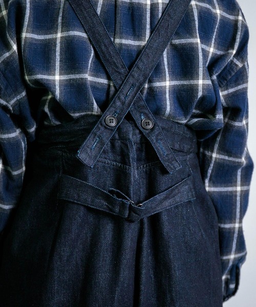 D.M.G.（ドミンゴ）の「[D.M.G. / ディーエムジー] 11ozデニム サスペンダーワークトラウザー（サロペット/オーバーオール・レディース・ワンウォッシュ・M）」の10枚目の写真