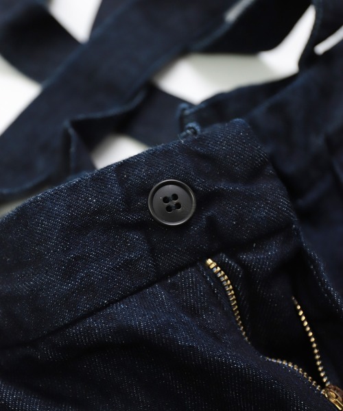 D.M.G.（ドミンゴ）の「[D.M.G. / ディーエムジー] 11ozデニム サスペンダーワークトラウザー（サロペット/オーバーオール・レディース・ワンウォッシュ・M）」の16枚目の写真