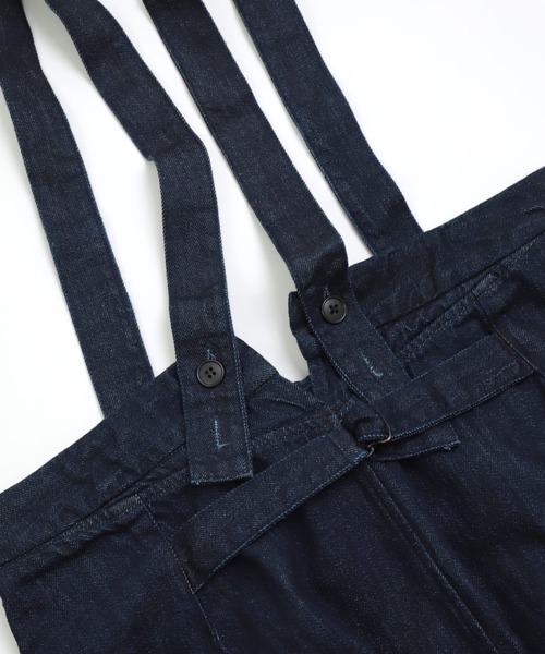 D.M.G.（ドミンゴ）の「[D.M.G. / ディーエムジー] 11ozデニム サスペンダーワークトラウザー（サロペット/オーバーオール・レディース・ワンウォッシュ・M）」の17枚目の写真