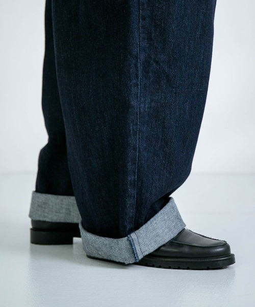 D.M.G.（ドミンゴ）の「[D.M.G. / ディーエムジー] 11ozデニム サスペンダーワークトラウザー（サロペット/オーバーオール・レディース・ワンウォッシュ・M）」の11枚目の写真