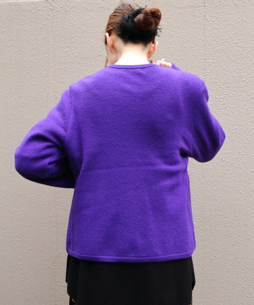 Shinzone シンゾーン ノーカラーニットジャケット 24SS】THE SHINZONE シンゾーン KNIT JACKET ノーカラーニット