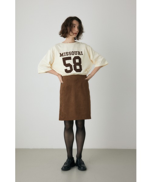 crie conforto（クリーコンフォルト）の「ナンバーリングTシャツ（Tシャツ/カットソー・レディース・アイボリー/ボルドー/ネイビー・FREE）」の20枚目の写真