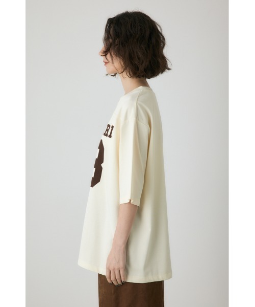 crie conforto（クリーコンフォルト）の「ナンバーリングTシャツ（Tシャツ/カットソー・レディース・アイボリー/ボルドー/ネイビー・FREE）」の22枚目の写真