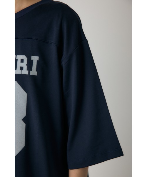 crie conforto（クリーコンフォルト）の「ナンバーリングTシャツ（Tシャツ/カットソー・レディース・アイボリー/ボルドー/ネイビー・FREE）」の6枚目の写真