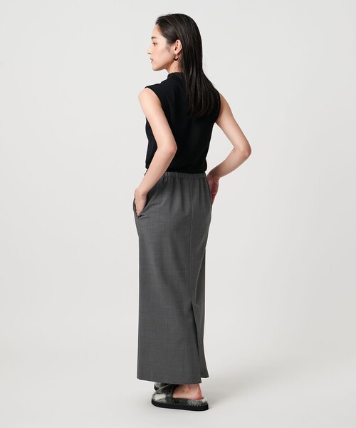 【新品タグ付き】 UNITED ARROWS スカート UNITED ARROWS ギンガムチェック ギャザースカート ロング