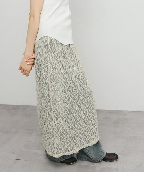 セール】シアーレーススカート（スカート）｜KBF（ケイビーエフ）の