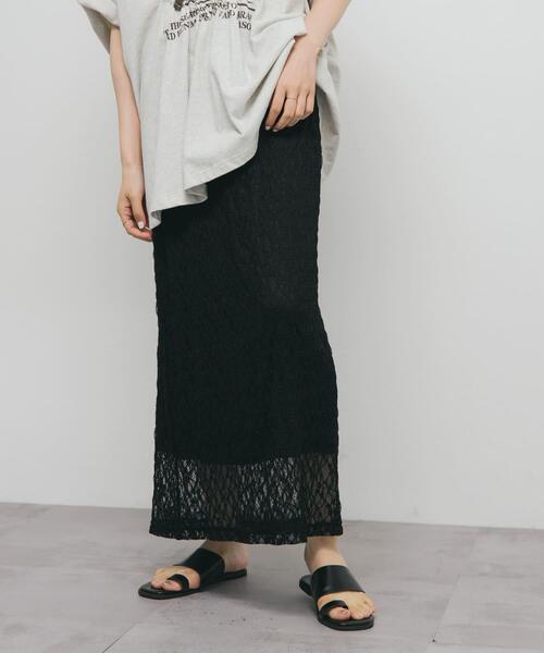 KBF（ケイビーエフ）の「シアーレーススカート（スカート）」 - WEAR