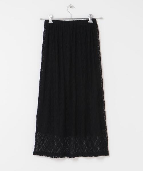 KBF（ケイビーエフ）の「シアーレーススカート（スカート・レディース・ブラック/アイボリー・ONE）」の20枚目の写真