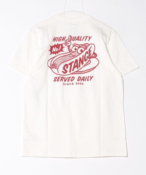 STANCE(スタンス)の「【STANCE/スタンス】バックプリントコットンTシャツ ユニセックス DOG SS(Tシャツ/カットソー・メンズ・ホワイト系その他・MEDIUM/LARGE/SMALL/X-LARGE)」の2枚目の写真