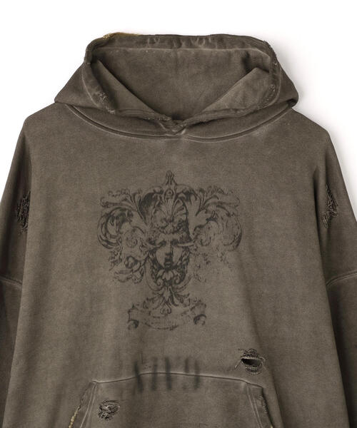 DANKE SCHON（ダンケシェーン）の「DankeSchon/ダンケシェーン/BURN HOODIE（パーカー・メンズ・ベージュ・M/L）」の20枚目の写真