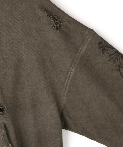 DANKE SCHON（ダンケシェーン）の「DankeSchon/ダンケシェーン/BURN HOODIE（パーカー・メンズ・ベージュ・M/L）」の21枚目の写真