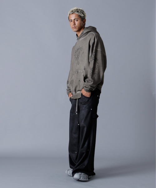 DANKE SCHON（ダンケシェーン）の「DankeSchon/ダンケシェーン/BURN HOODIE（パーカー・メンズ・ベージュ・M/L）」の7枚目の写真