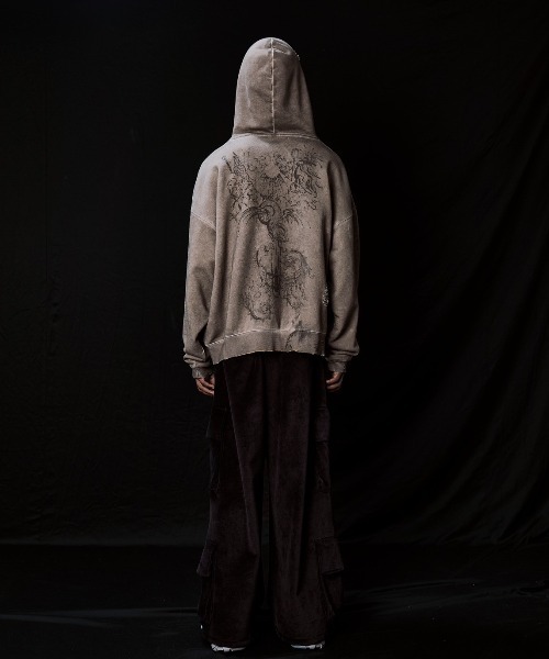 DANKE SCHON（ダンケシェーン）の「DankeSchon/ダンケシェーン/BURN HOODIE（パーカー・メンズ・ベージュ・M/L）」の13枚目の写真