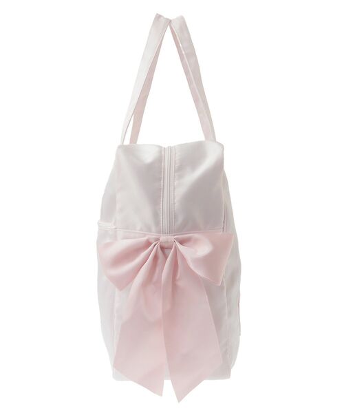 Maison de FLEUR（メゾンドフルール）の「サテンキャリーオンバッグ（ボストンバッグ・レディース・ピンク/ライトブルー/ライトピンク/ブラック・FREE）」の11枚目の写真