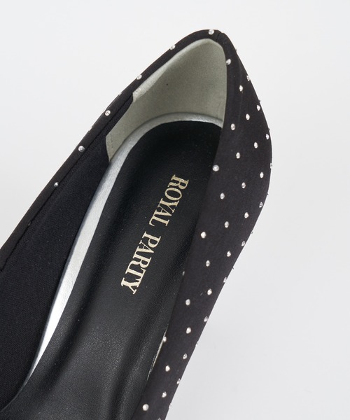 ROYAL PARTY（ロイヤルパーティー）の「キラキラパンプス（パンプス・レディース・ブラック/ベージュ・SMALL/MEDIUM/LARGE）」の8枚目の写真