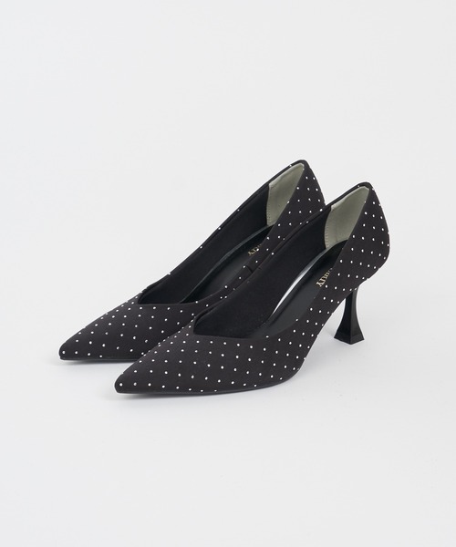 ROYAL PARTY（ロイヤルパーティー）の「キラキラパンプス（パンプス・レディース・ブラック/ベージュ・SMALL/MEDIUM/LARGE）」の4枚目の写真