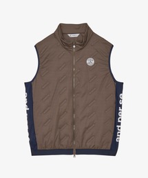 and per se（アンパスィ）の「エアジャスター中わたベスト（メンズ）（ダウンジャケット/コート）」