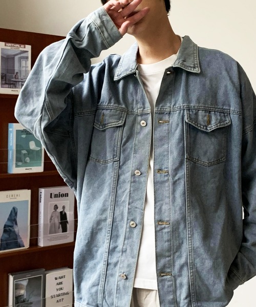 セール】秋服 オーバーサイズ デニムジャケット Gジャン -ARCADE