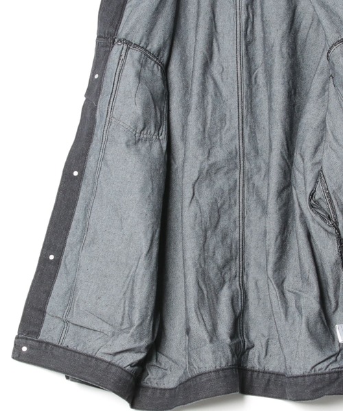 ARCADE（アーケード）の「春服 オーバーサイズ デニムジャケット Gジャン -ARCADE Limited Line-（デニムジャケット・メンズ・ブラック/ブルー・FREE）」の15枚目の写真