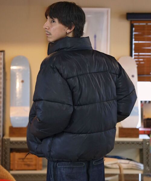 FFEIN（フェイン）】スタンドパファー中綿ダブルジップジャケット