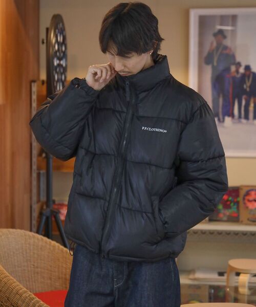 FFEIN(フェイン)の「【FFEIN(フェイン)】スタンドパファー中綿ダブルジップジャケット / ジャケット 刺繍 チェック 中綿 ドローコード(ダウンジャケット/コート・メンズ・ブラック/その他1/その他2/ブラウン・SMALL/MEDIUM/LARGE)」の5枚目の写真