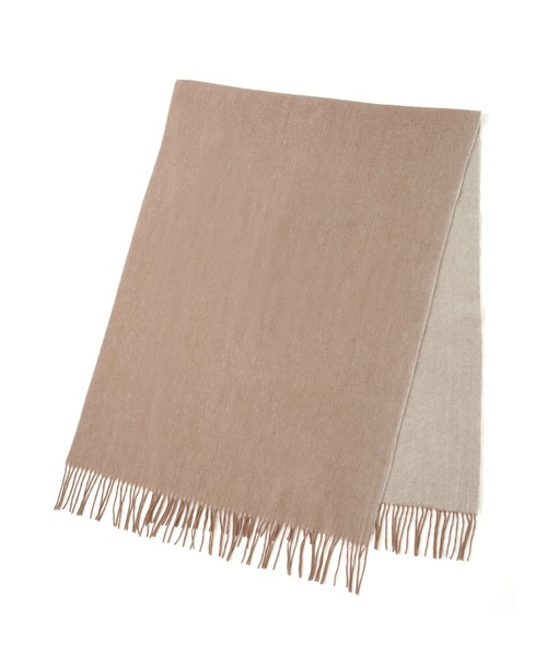 ROPE'(ロペ)の「ラムウールリバーシブルストール(ストール/ショール・レディース・チャコールグレー/ベージュ・FREE)」の6枚目の写真