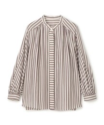 【美品】　トゥモローランドコレクション　ストライプシルクブラウス　36　S 美品】 トゥモローランドコレクション ストライプシルクブラウス