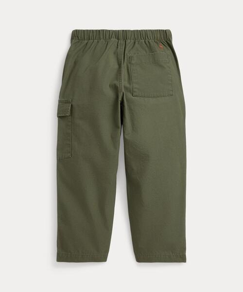 POLO RALPH LAUREN CHILDRENSWEAR(ポロ ラルフ ローレン チルドレンズウェア)の「コットン キャンバス カーゴ パンツ(カーゴパンツ・キッズ・グリーン・3/4/6/7)」の4枚目の写真