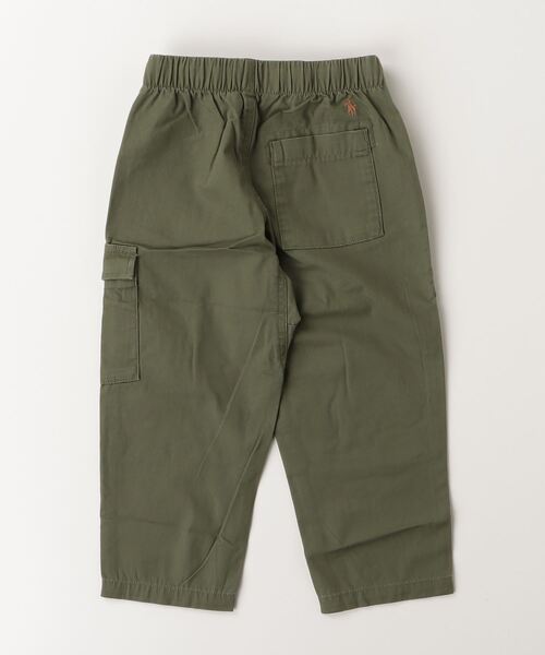 POLO RALPH LAUREN CHILDRENSWEAR(ポロ ラルフ ローレン チルドレンズウェア)の「コットン キャンバス カーゴ パンツ(カーゴパンツ・キッズ・グリーン・3/4/6/7)」の3枚目の写真