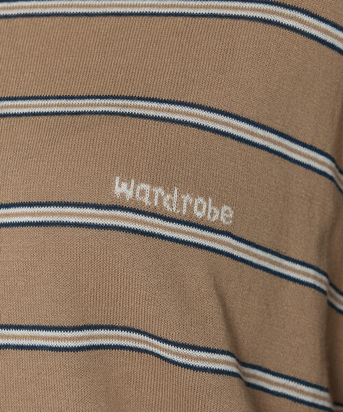 K.T KIYOKO TAKASE(キヨコタカセ)の「モダールコットン14G天竺 ニットプルオーバー(Tシャツ/カットソー・レディース・キャメル/ネイビー・FREE)」の17枚目の写真