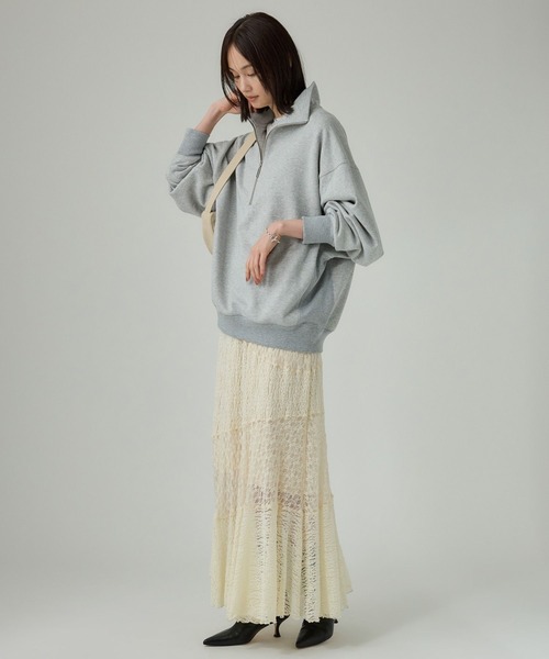 ハーフZIP裏毛プルオーバー（スウェット）｜BABYLONE（バビロン）の