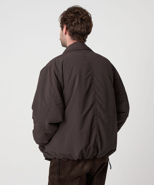 ＜Steven Alan＞ ダルマ バルカラー ジャケット ブラック L Steven Alan＞ ベリーマエックス バルカラー ブルゾン