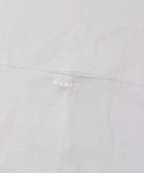 EKAL（エカル）の「スプリットドルマンカットソー（Tシャツ/カットソー・レディース・ライトグレー/ブラック/レッド系その他・ONE）」の13枚目の写真