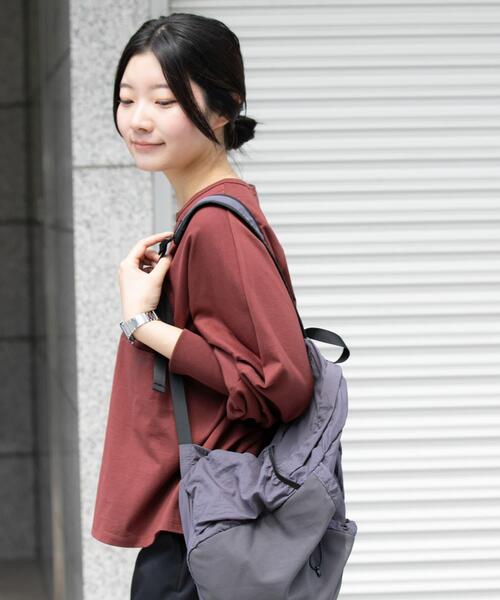 EKAL（エカル）の「スプリットドルマンカットソー（Tシャツ/カットソー・レディース・ライトグレー/ブラック/レッド系その他・ONE）」の12枚目の写真