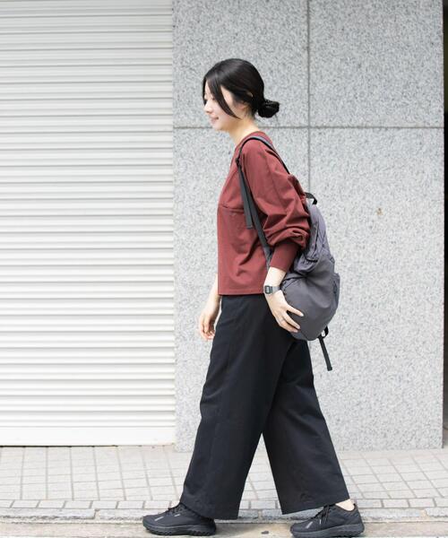 EKAL（エカル）の「スプリットドルマンカットソー（Tシャツ/カットソー・レディース・ライトグレー/ブラック/レッド系その他・ONE）」の6枚目の写真