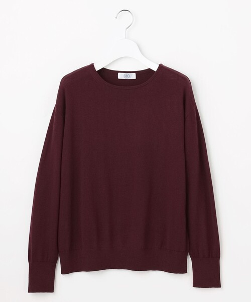 J.PRESS(ジェイプレス)の「Cotton Wool ボートネック ニット(ニット/セーター・レディース・パイングリーン系/ベージュ系/オレンジ系/ワイン系・LARGE/MEDIUM)」の15枚目の写真