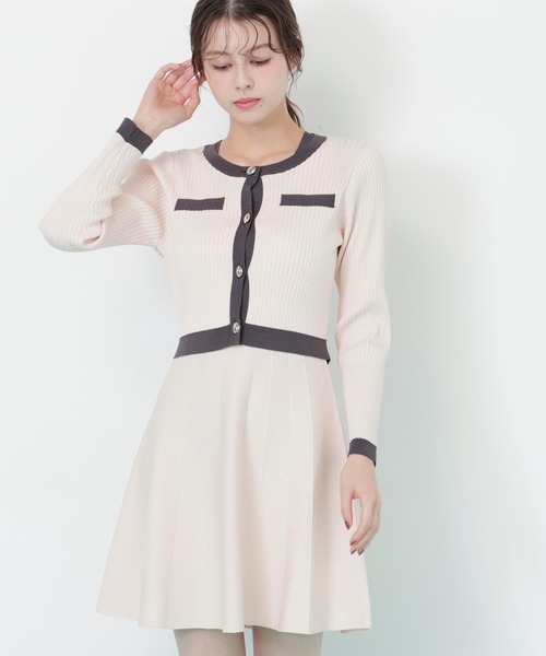 JILL by JILL STUART(ジルバイジルスチュアート)の「◇ビッグリボンニットアップ(ワンピース・レディース・ホワイト系その他/ピンク/ブラック・FREE)」の8枚目の写真