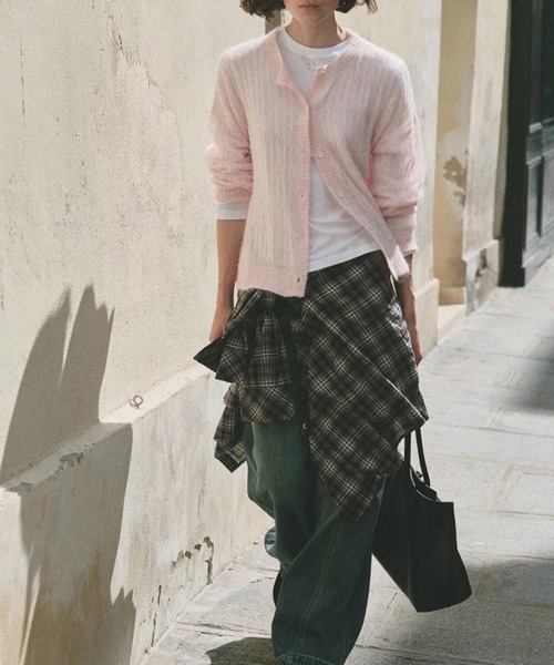 セール】ウール ケーブルニットカーディガン FQ25S044【Fano