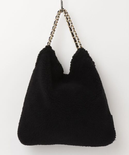 VIOLAd'ORO（ヴィオラドーロ）の「VIOLAd’ORO (ヴィオラドーロ) チェーンファーBAG/ELMO/V-8651（トートバッグ・レディース・ブラウン/ブラック・F）」の2枚目の写真