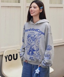 【新品】　WESTBOY ウエストボーイ　ワイドショート ダブルジップパーカー WESTBOY パーカー ワイドショート ダブルジップパーカー 重ね着