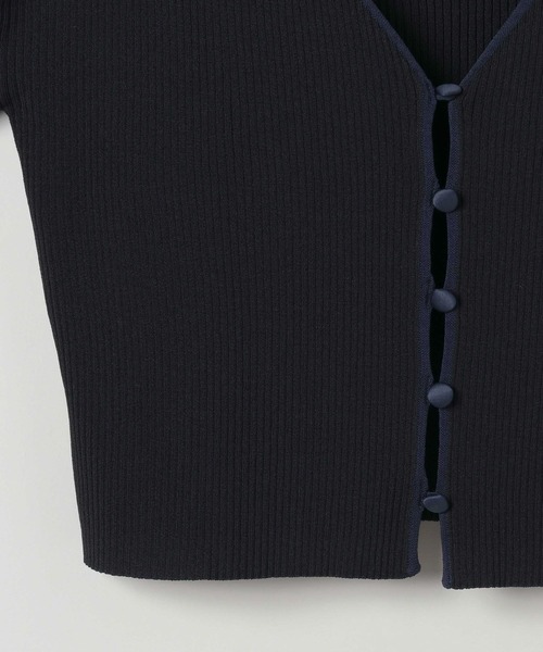 eL（エル）の「【eL】14G Compact V Cardigan/588089（カーディガン/ボレロ・レディース・ブラック/グレー/レッド・FREE）」の22枚目の写真