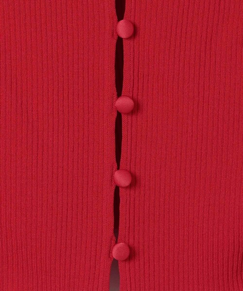 eL（エル）の「【eL】14G Compact V Cardigan/588089（カーディガン/ボレロ・レディース・ブラック/グレー/レッド・FREE）」の16枚目の写真