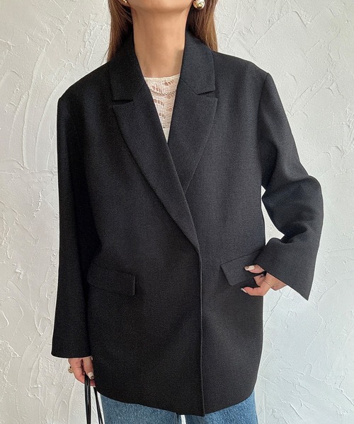 ★マナ様 TAGLIATORE 秋冬ツイード テーラードジャケット 46M フレンチウールツイード テーラードジャケット｜トゥモローランド 公式通販